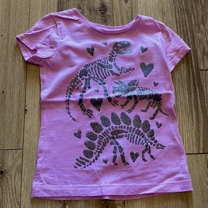 Carter’s Kids 4/5 Glitter Dinosaur Graphic Tee